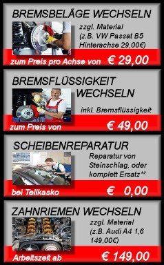 Werkstatt Angebote Car United