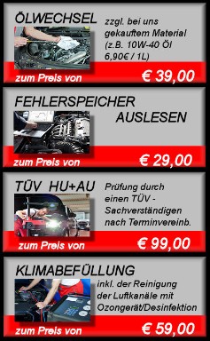 Werkstatt Angebote Car United